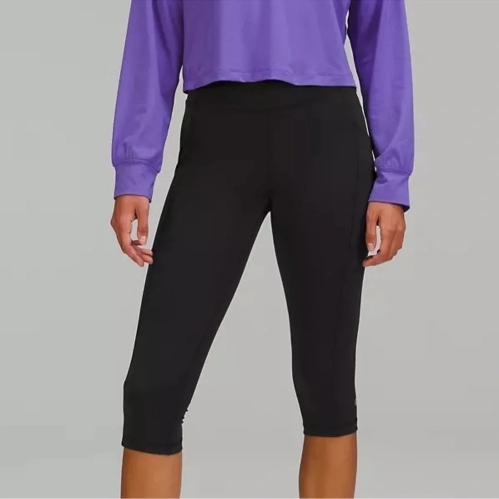 Lululemon Athletica Black Crop Leggings